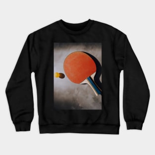 Table Tennis Racket Crewneck Sweatshirt